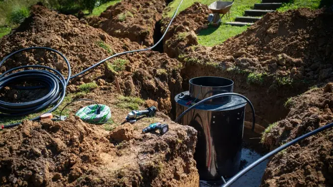Trenching and utility excavation work